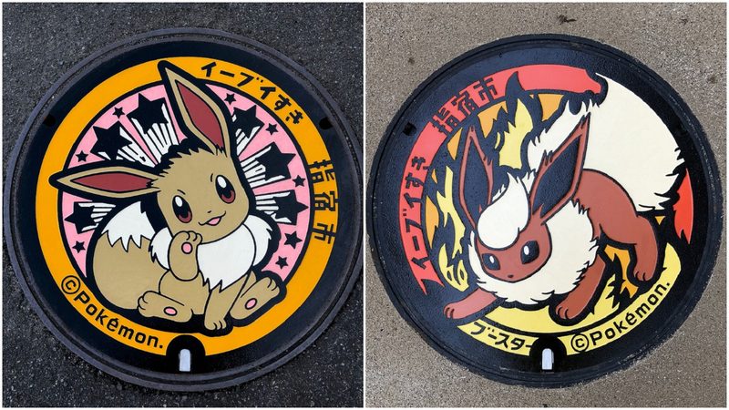 Illustration for article titled Pokémon Manholes Installed Across Japan